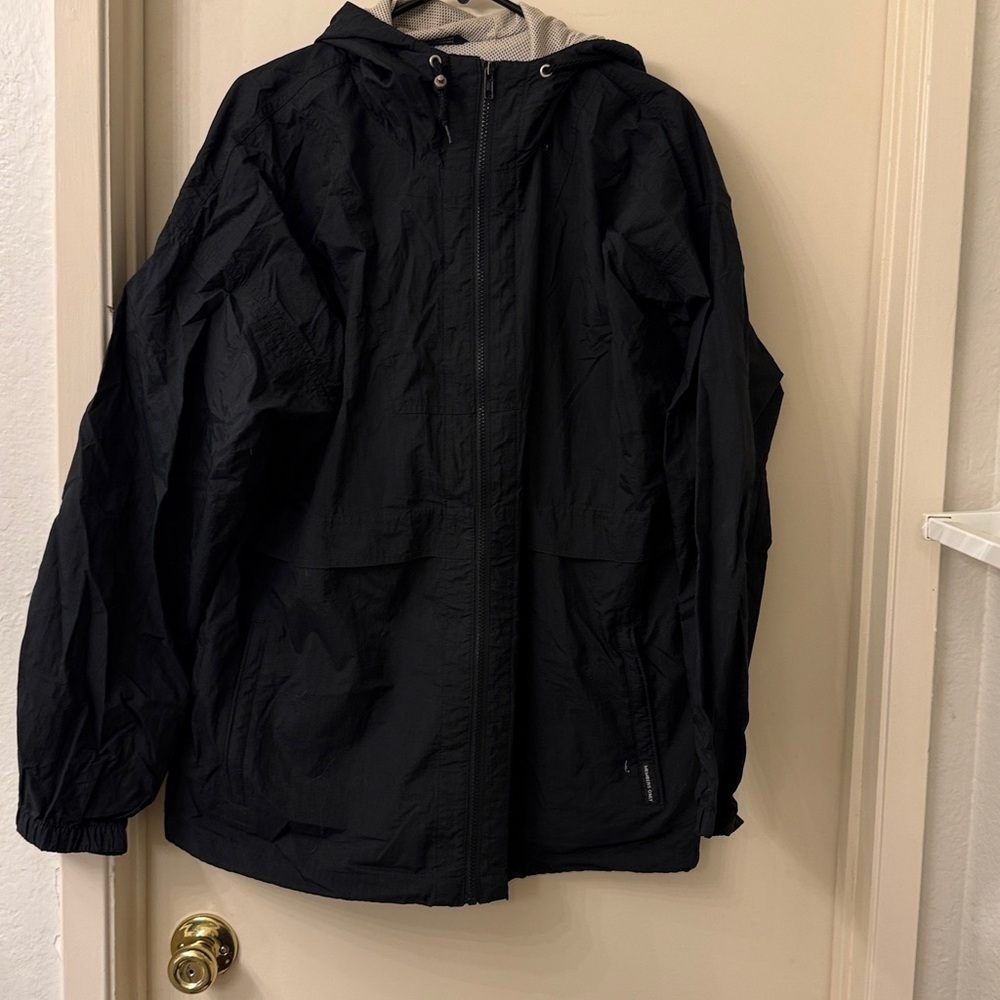 Members only vintage medium, Men's Black rain wind Jacket